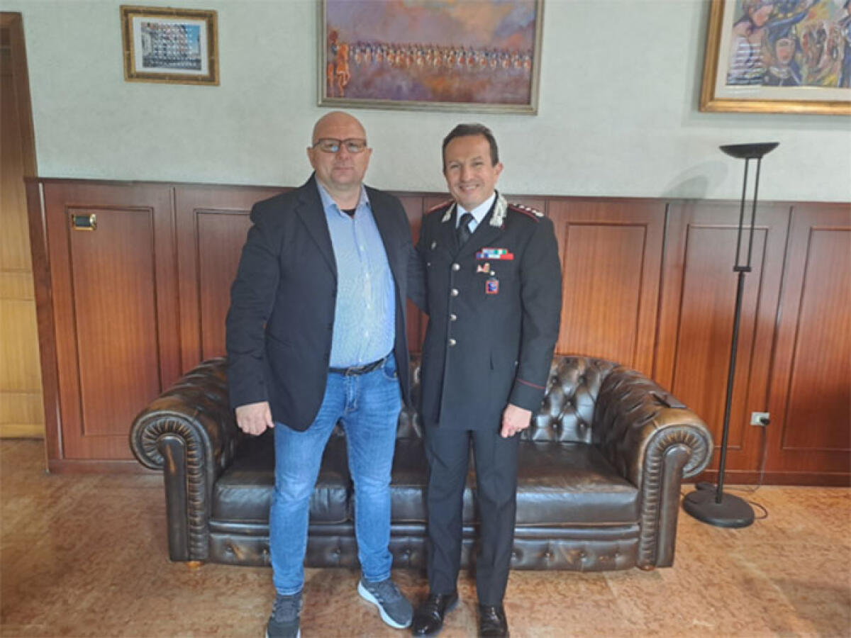 Saluto di commiato per il Brigadiere Alberto Taddia della Compagnia dei Carabinieri di  Latina, collocato in congedo. - 