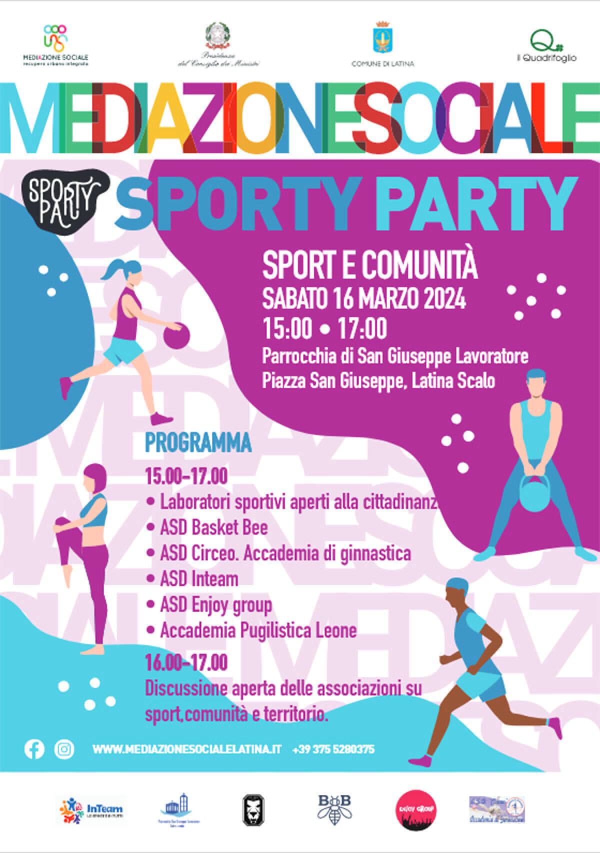 Sport e comunità, oggi presso la parrocchia San Giuseppe Lavoratore di Latina Scalo la manifestazione “Sporty Party”. - 