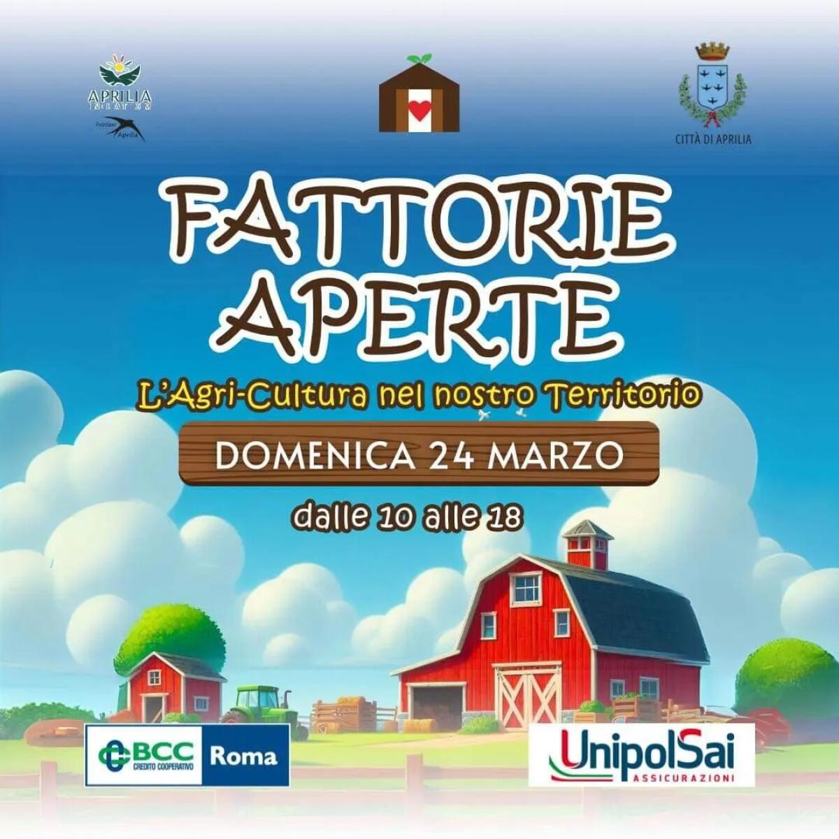 Questa domenica ad Aprilia torna l’iniziata “Fattorie Aperte”: visite nelle aziende agricole, percorsi guidati e degustazioni. - 