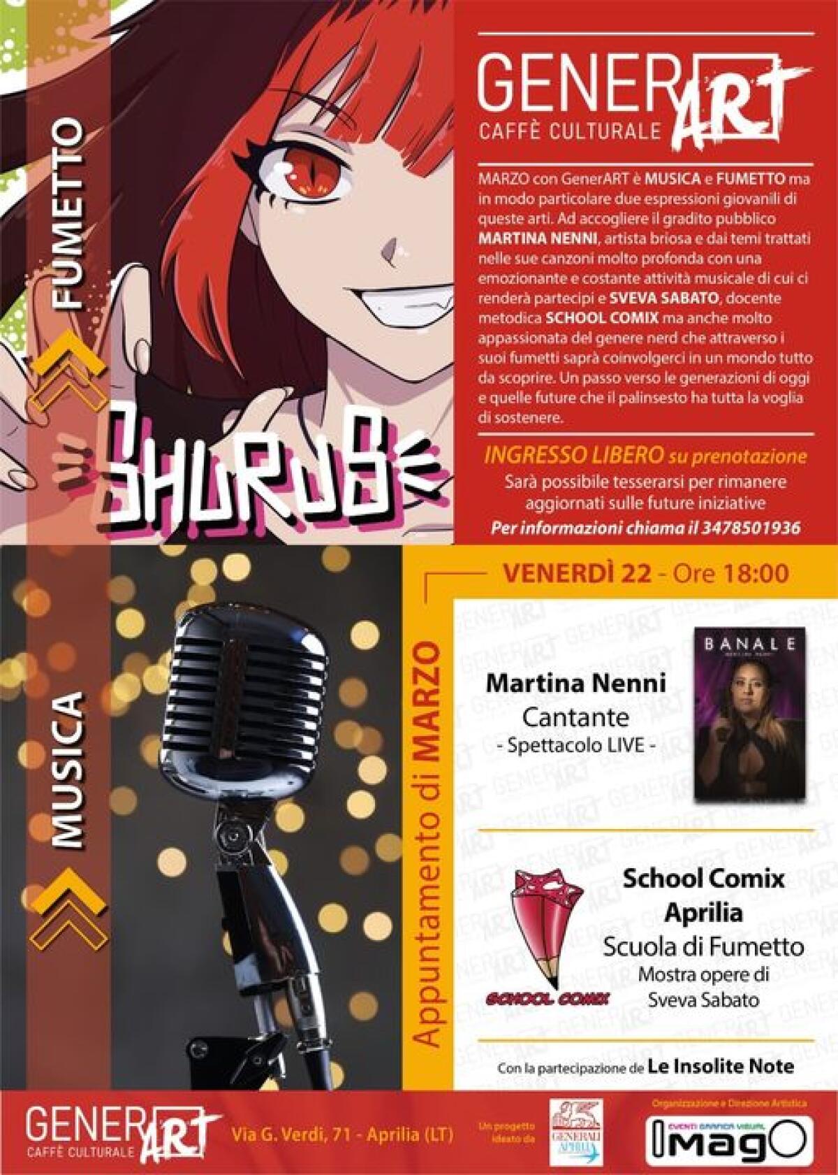 Nuovo appuntamento di “GenerArt” all’Agenzia  Generali di via Verdi ad Aprilia. Questo venerdì largo ai giovani! - 