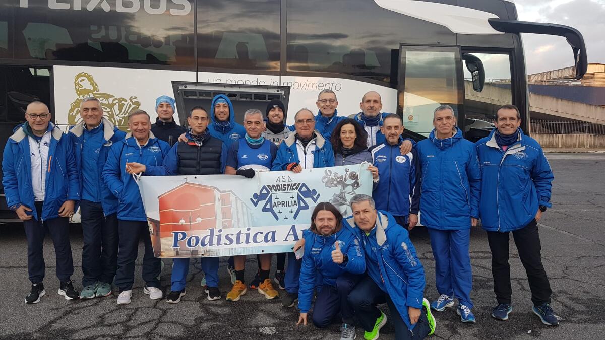 Roma-Ostia, presente la Podistica Aprilia - 