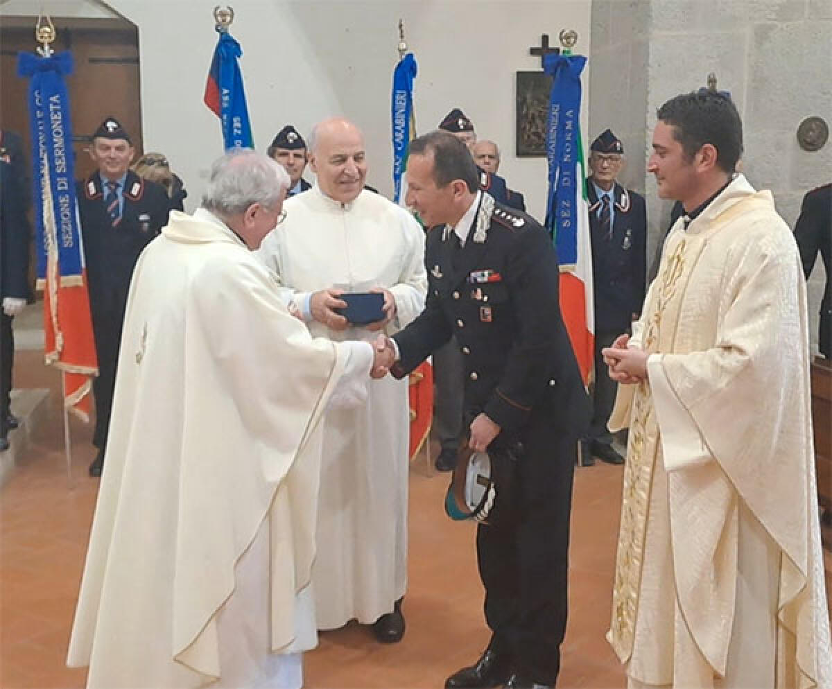 I Carabinieri del Comando Provinciale di Latina celebrano il “Precetto Pasquale” all’Abbazia di Valvisciolo, a Sermoneta. - 