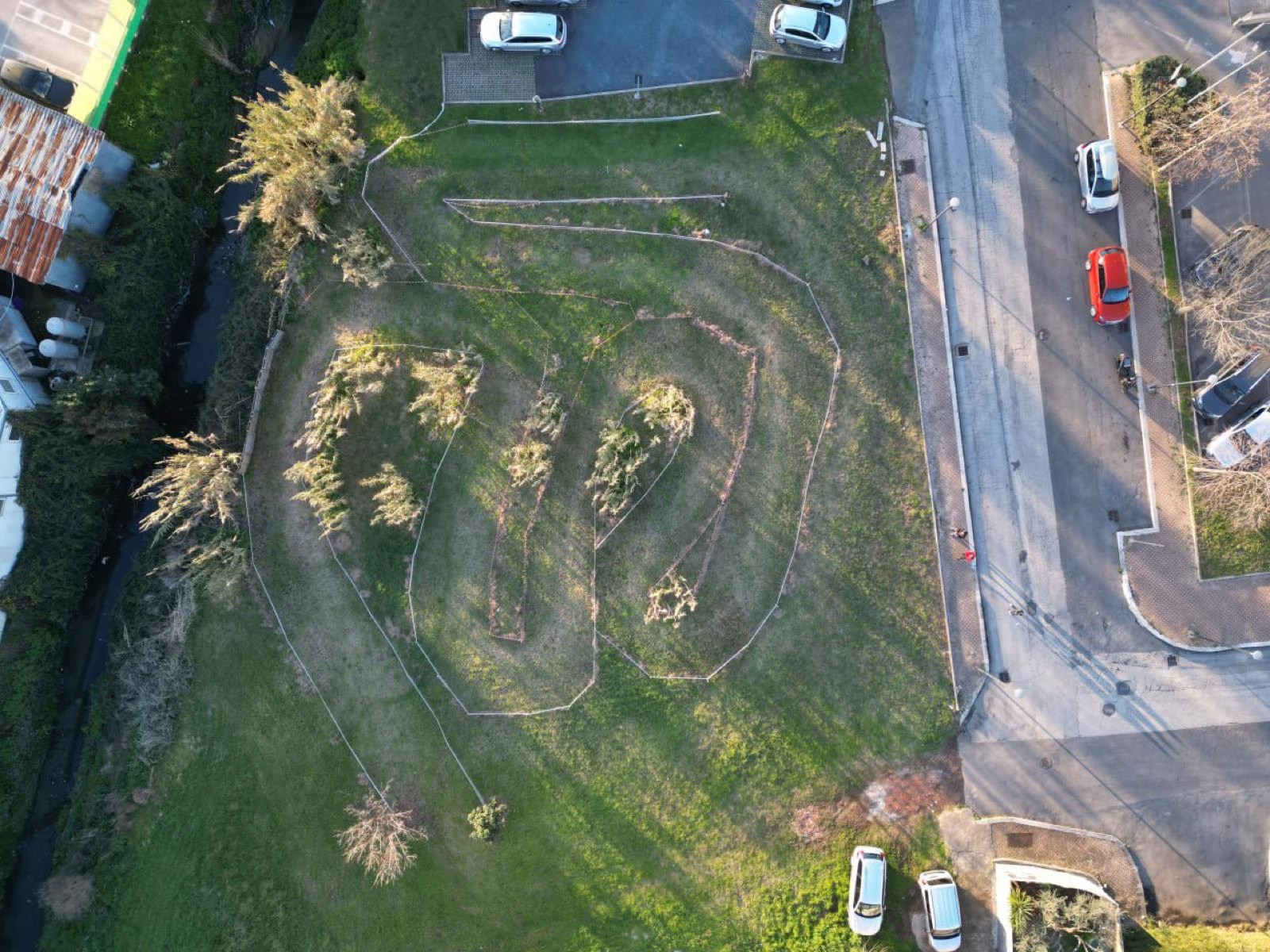 la gincana realizzata in via Mozart, ad Aprilia, per il circuito Satrycum