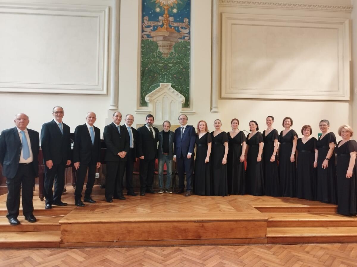 Il coro “Laeta Corda” di Aprilia all’evento culturale e di solidarietà "La speranza in una Nota" nella Capitale - 