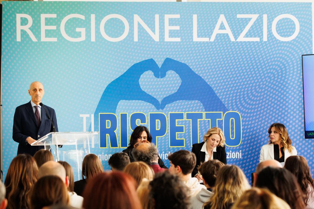 Violenze e discriminazioni, la Regione Lazio presenta il progetto “Ti Rispetto”. - 