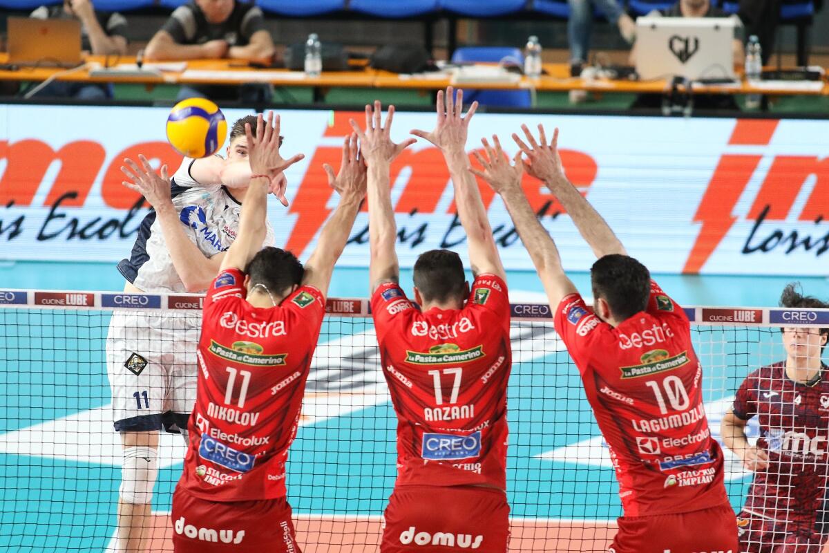 Il Cisterna Volley si ferma a Civitanova Marche - 