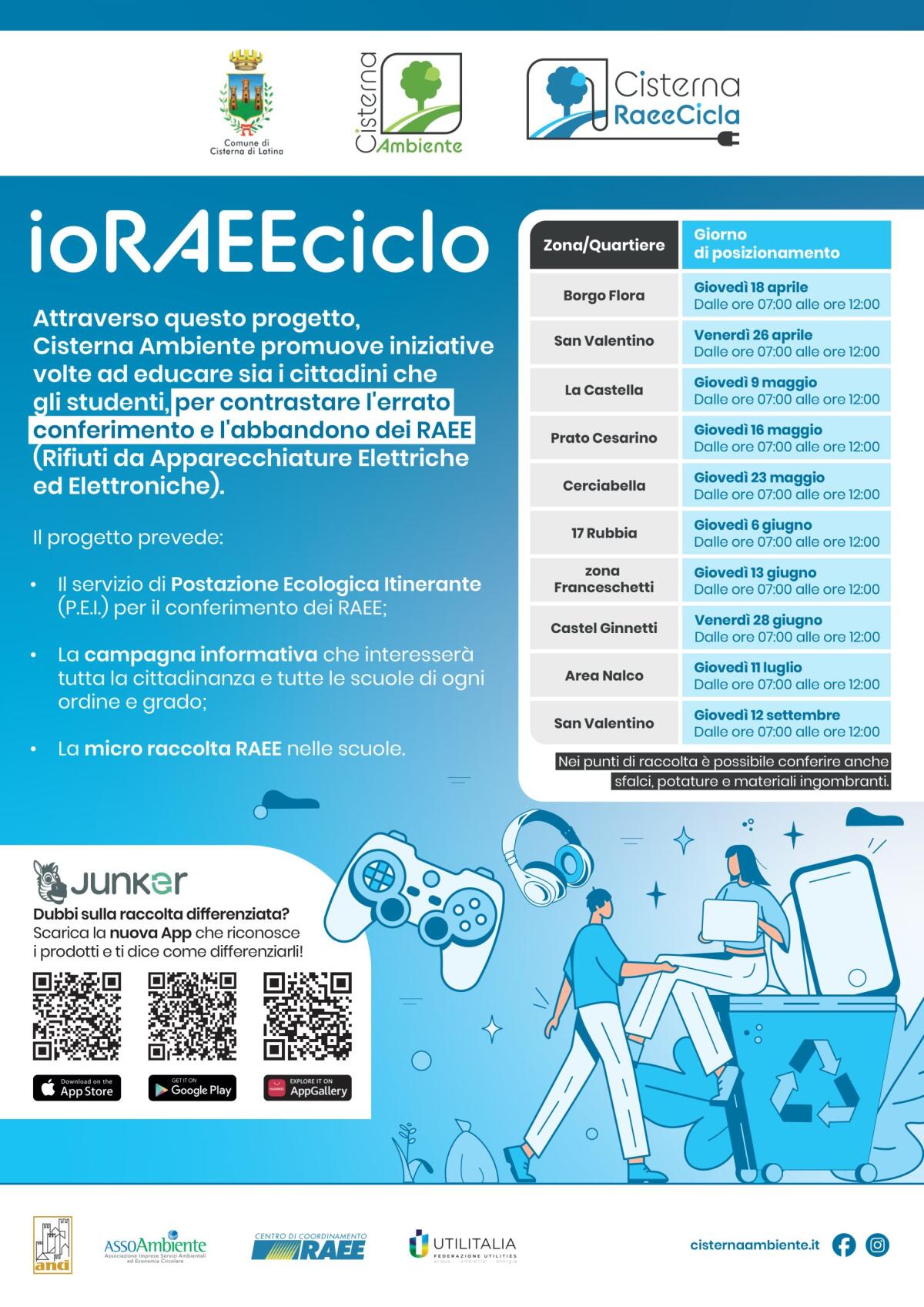 Abbandono dei rifiuti da apparecchiature elettroniche ed elettriche: parte il progetto “IoRAEEciclo” della Cisterna Ambiente. - 