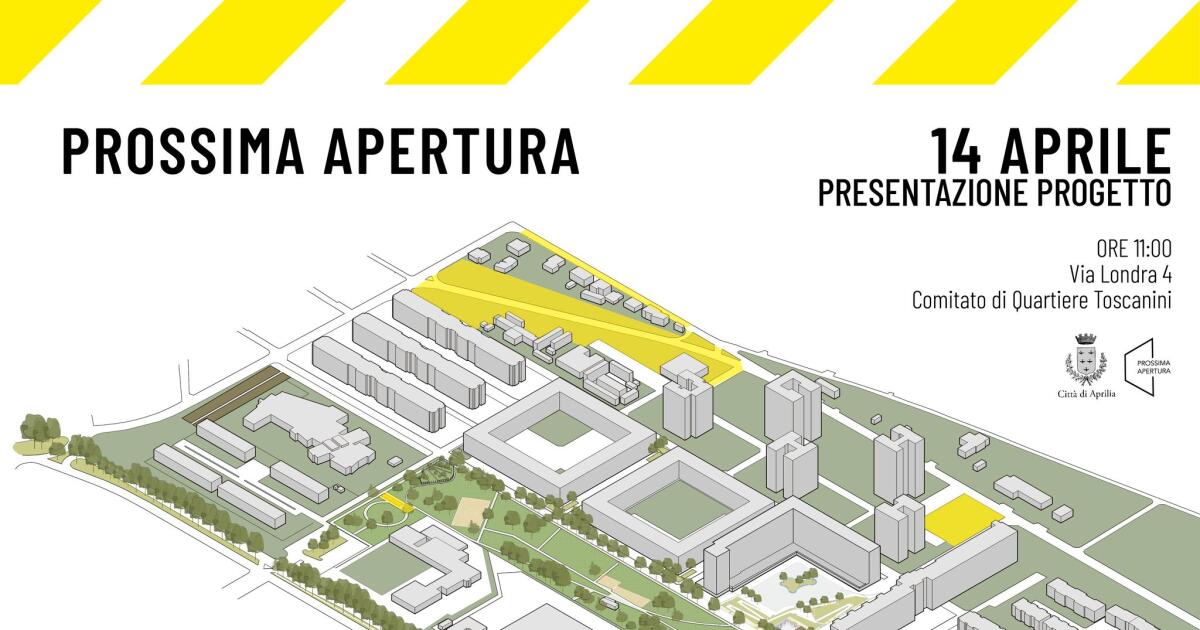 “Prossima Apertura”: questa domenica al quartiere Toscanini verrà illustrato la prosecuzione del piano di rigenerazione urbana. - 
