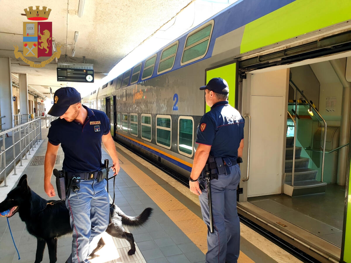 Controlli della Polfer nelle stazioni ferroviarie del Lazio: 12 arresti per furti, borseggi ed estorsioni. Più di 30 mila persone controllate. - 