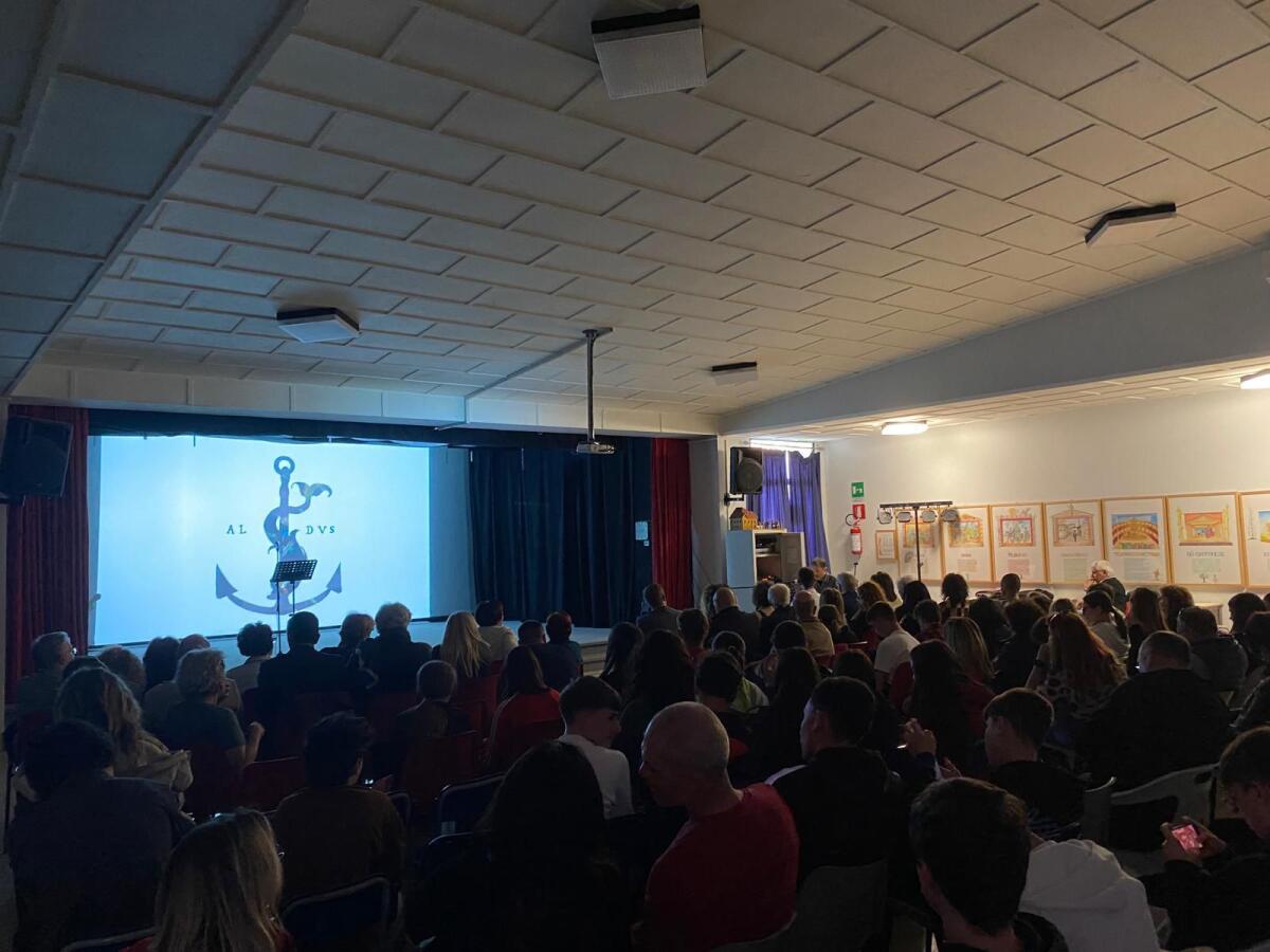 L’Istituto Comprensivo “Giovanni Pascoli” di Aprilia ricorda l’editore umanista Aldo Manuzio con la proiezione di un cortometraggio. - 