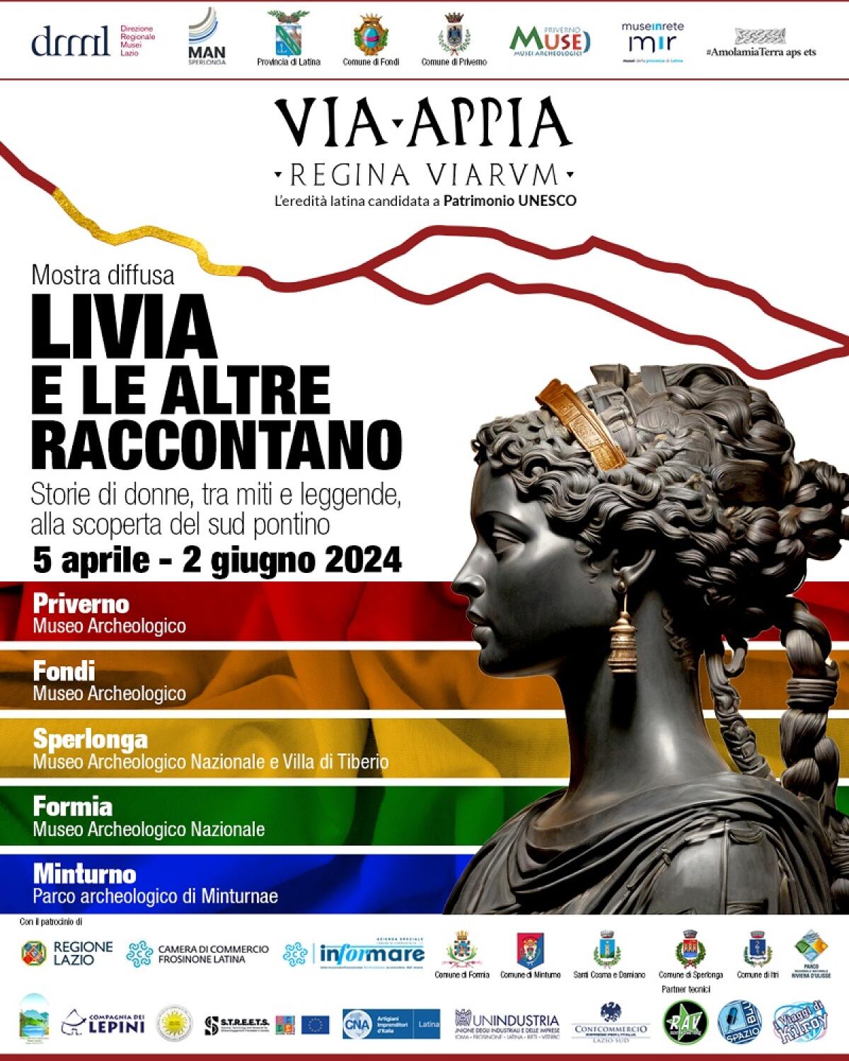 Riprendono gli eventi per “Via Appia Regina Viarum” con la mostra “Livia e le altre raccontano”. - 