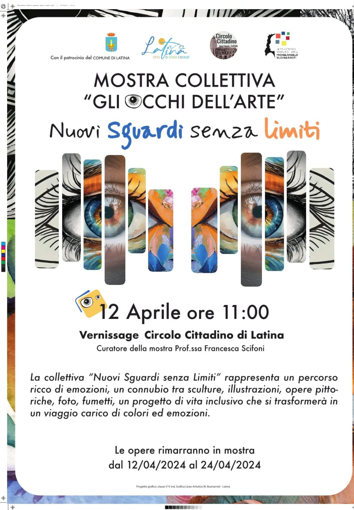“Gli occhi dell’arte – Nuovi sguardi senza limiti”: da venerdì la mostra dei ragazzi dell’Artistico di Latina - 