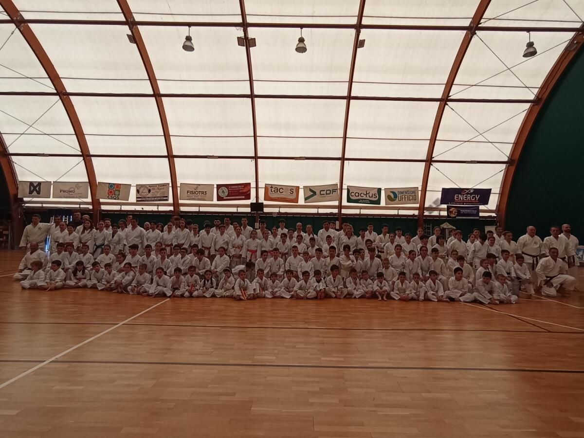 Stage nazionale di karate a Sermoneta con 140 atleti da Lazio e Campania. - 
