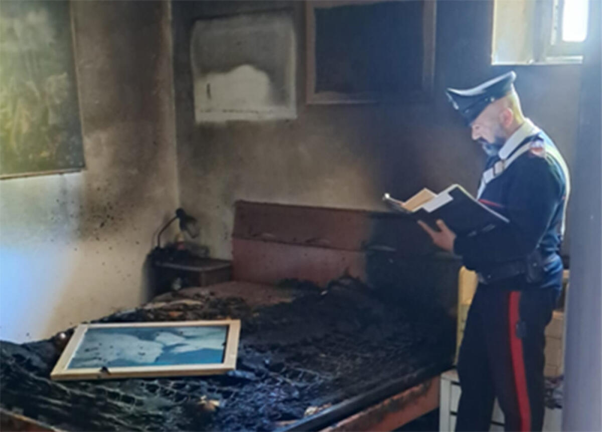 Al culmine di una lite con la moglie  71enne di Aprilia tenta di dare fuoco all’abitazione. Arrestato. - 