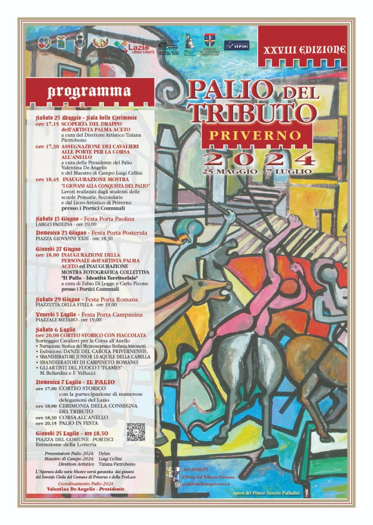 Palio del Tributo di Priverno, tutto pronto - 