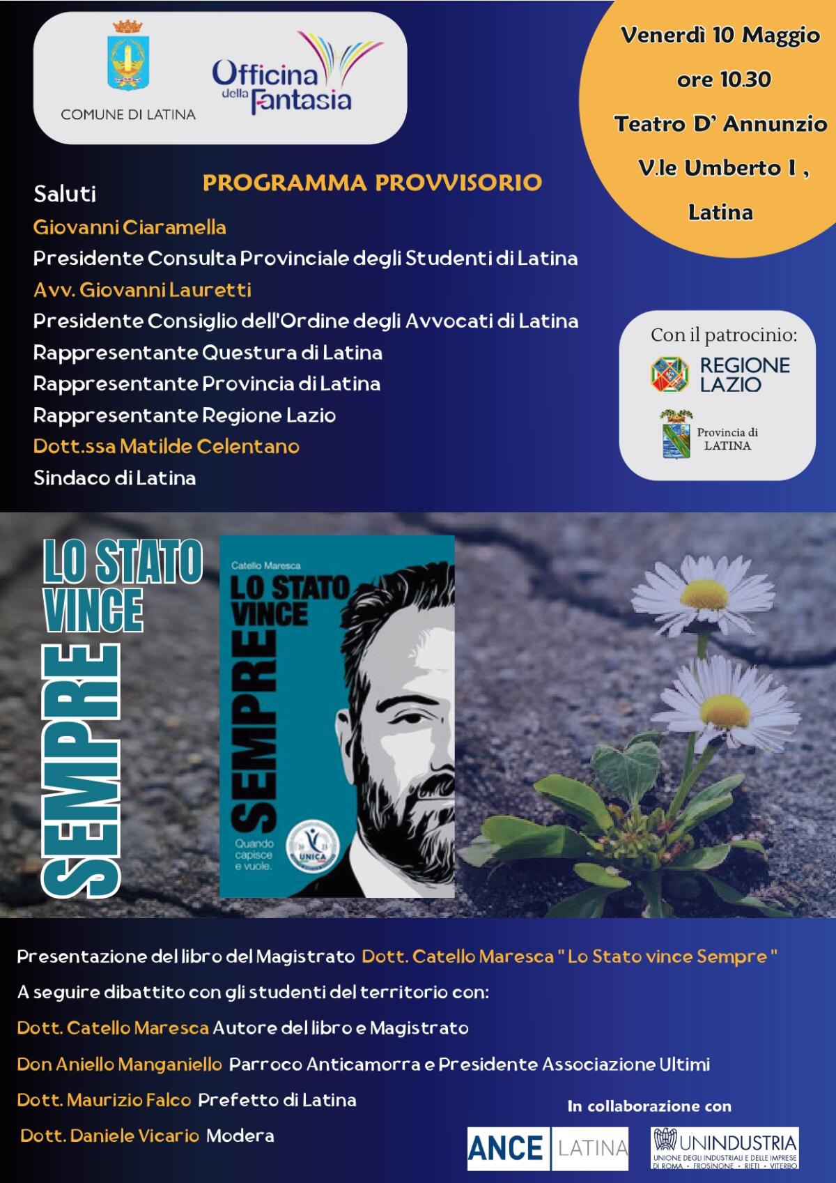 Lotta alle mafie, al D’Annunzio di Latina il magistrato Maresca e don Manganiello incontrano gli studenti - 