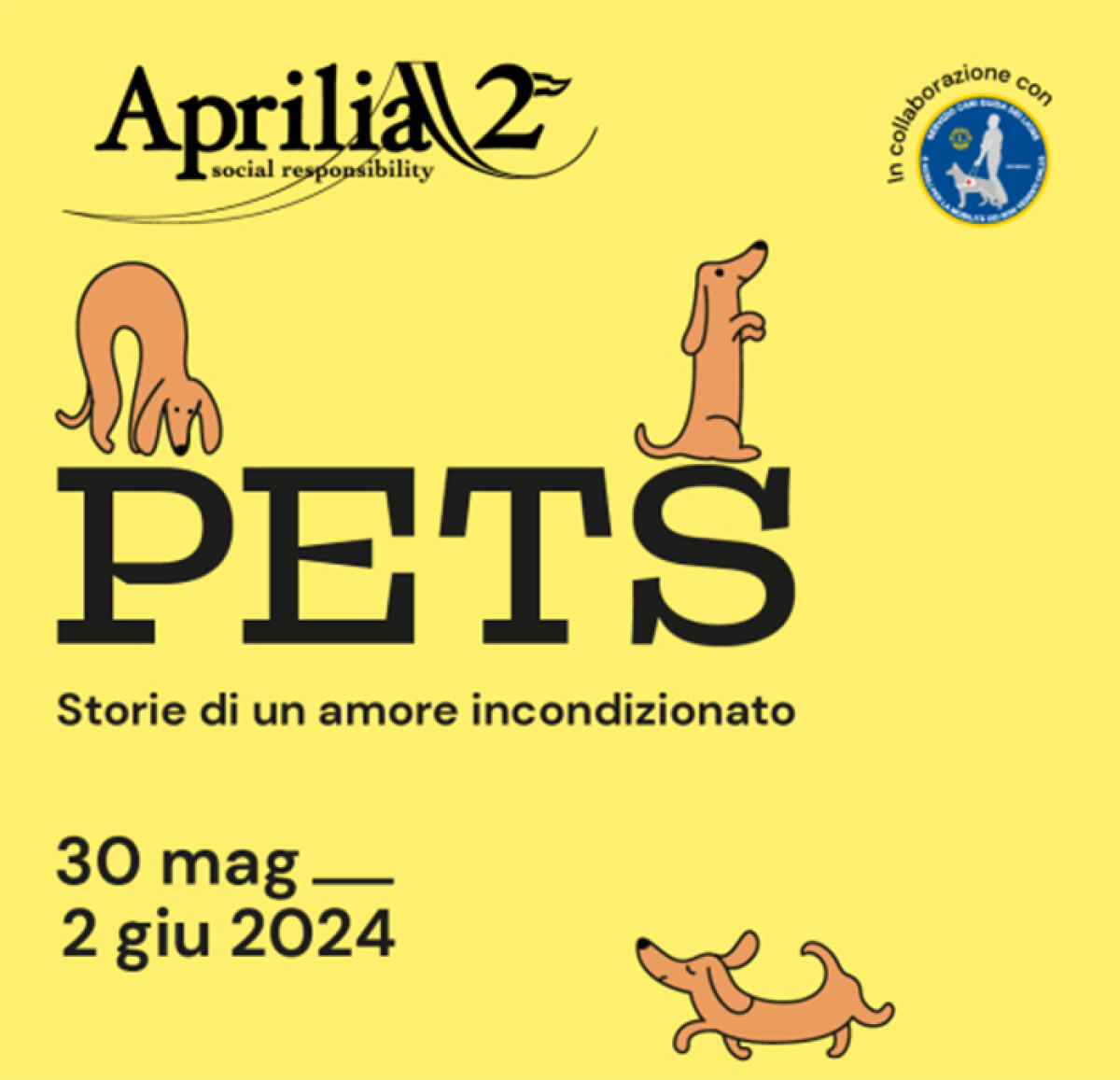 “PETS - Storie di un amore incondizionato”: ad Aprilia2 4 giorni di eventi dedicati ai nostri amici a 4 zampe. - 