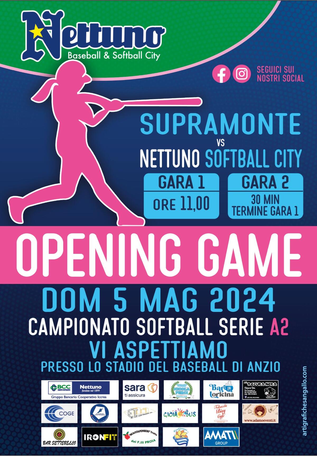 Softball serie A2: parte il campionato del Nettuno Softball City, opening day questa domenica 5 maggio. - 
