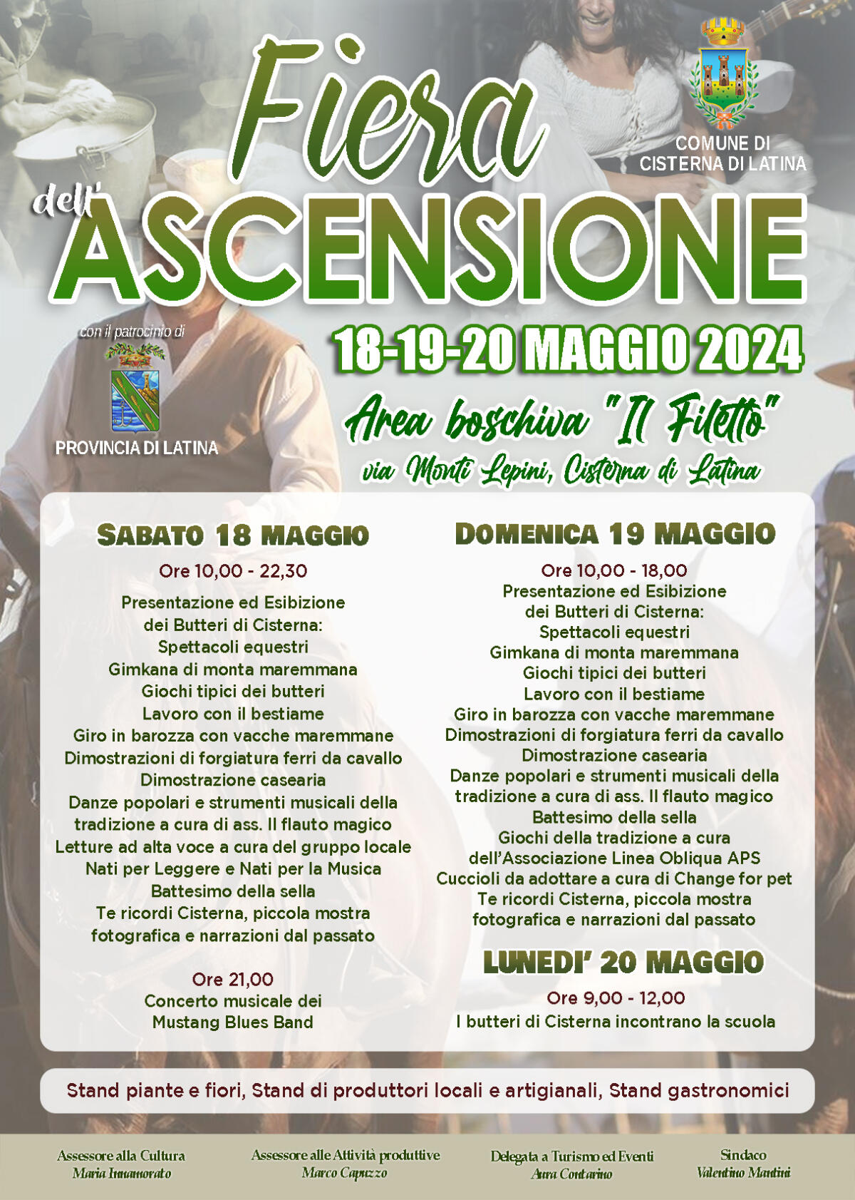 Fine settimana al “Filetto” con la rievocazione storica della “Fiera dell’Ascensione” a Cisterna. - 