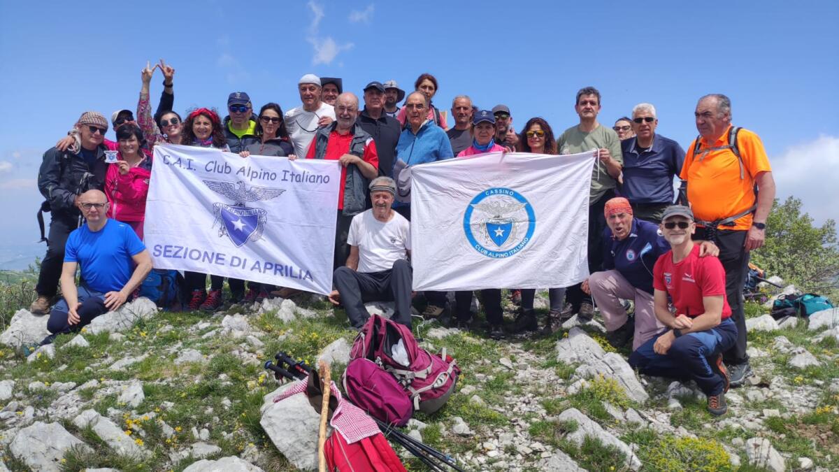 Escursione sul Cammino di San Benedetto con le sezioni del Cai di Aprilia e Salerno. - 