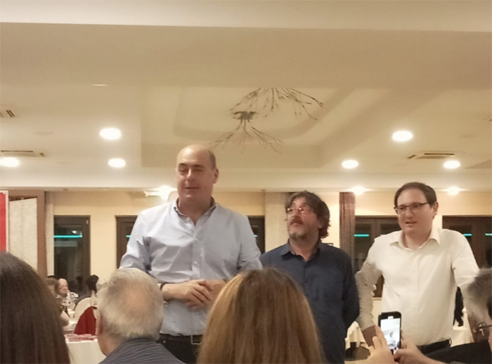 Nicola Zingaretti, Alessandro Cosmi e Salvatore La Penna