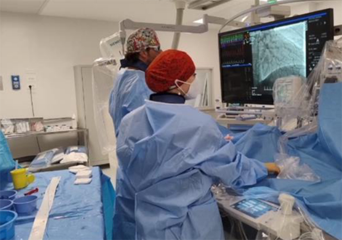 la nuova sala angiografica dell’Ospedale Goretti di Latina