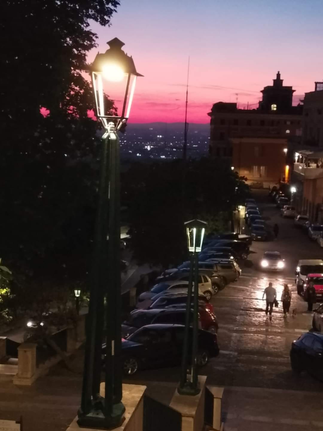 l'Aurora Boreale vista da Frascati (foto Meteo Cloud)