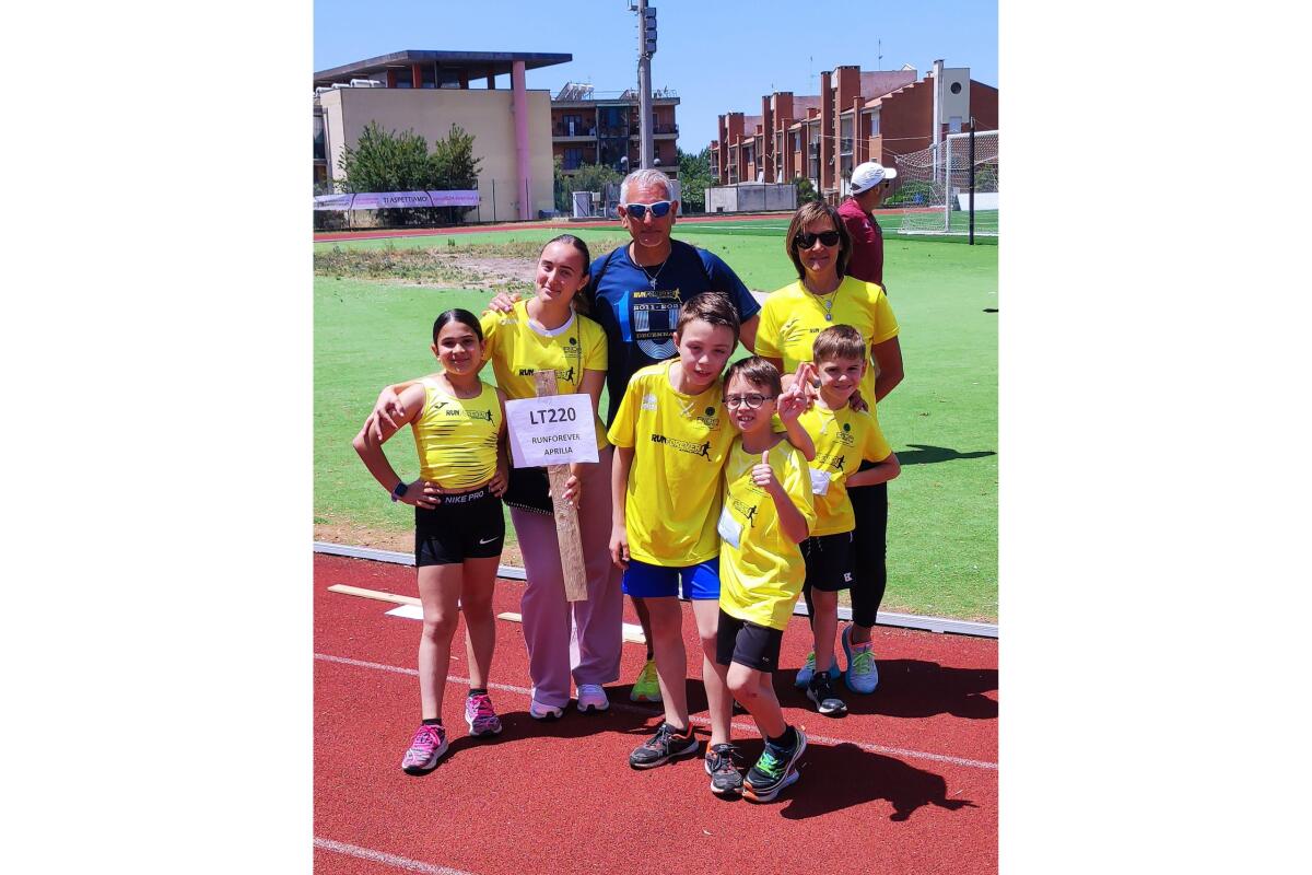 I giovanissimi della Runforever Aprilia si distinguono al Decathlon Cup di atletica leggera - 