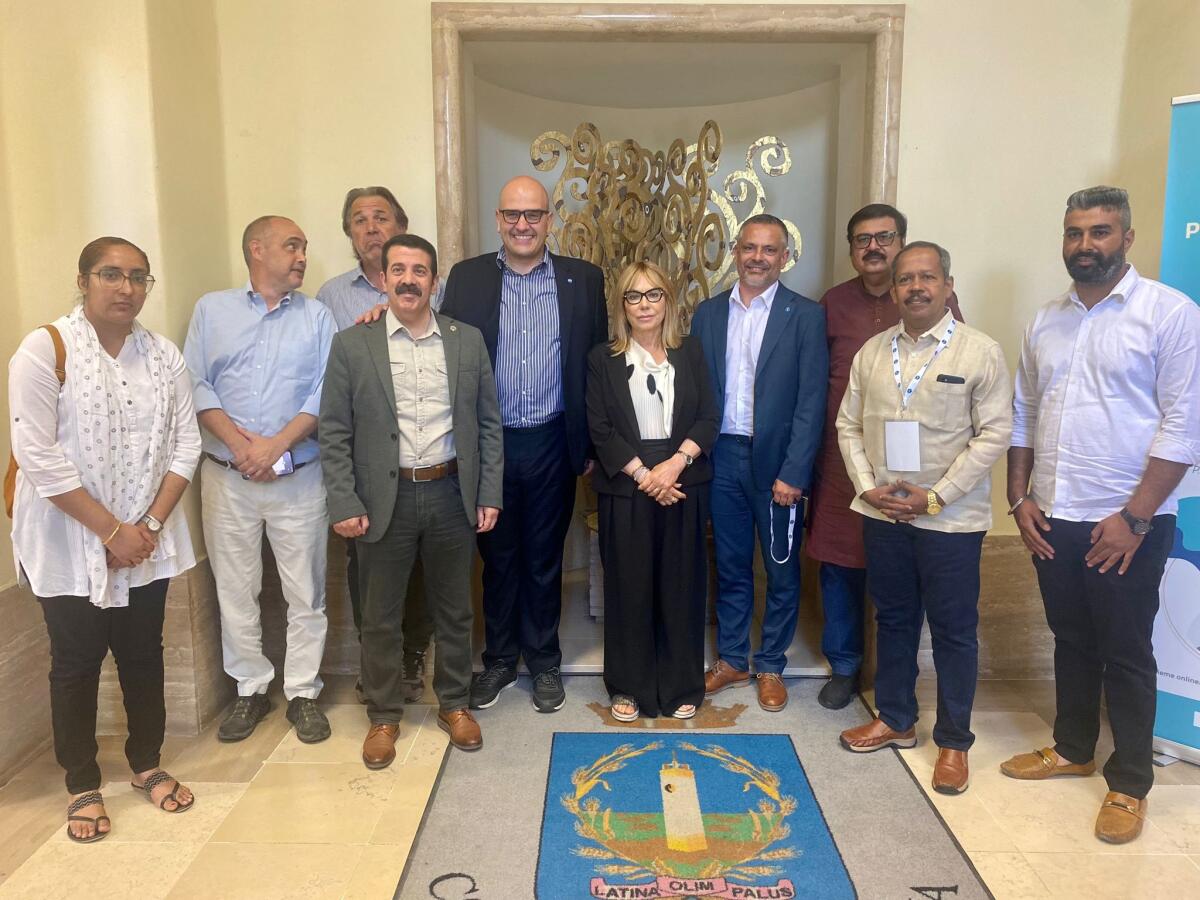 Satnam Singh, il Sindaco di Latina incontra i rappresentanti del sindacato indiano BMS - 