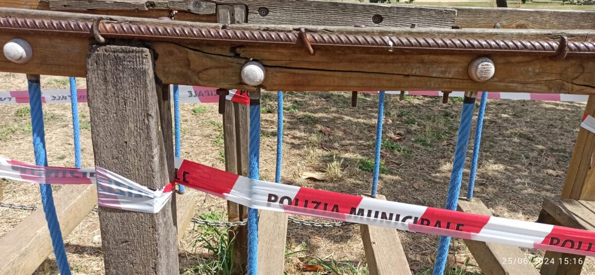 Interdetto anche il Parco Caduti di Cefalonia ad Aprilia. Delimitata l’area giochi ed anche le panchine. - 