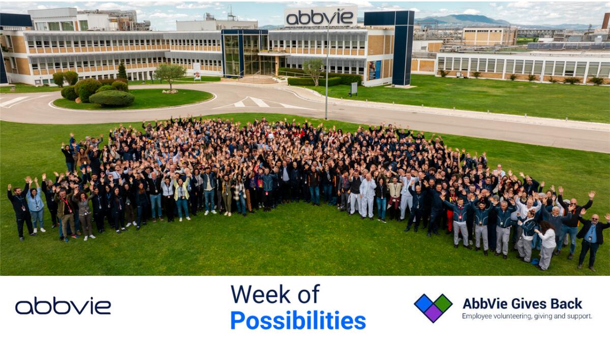 “Week of Possibilities”: i dipendenti AbbVie  di Aprilia supportano le comunità locali attraverso attività di volontariato. - 