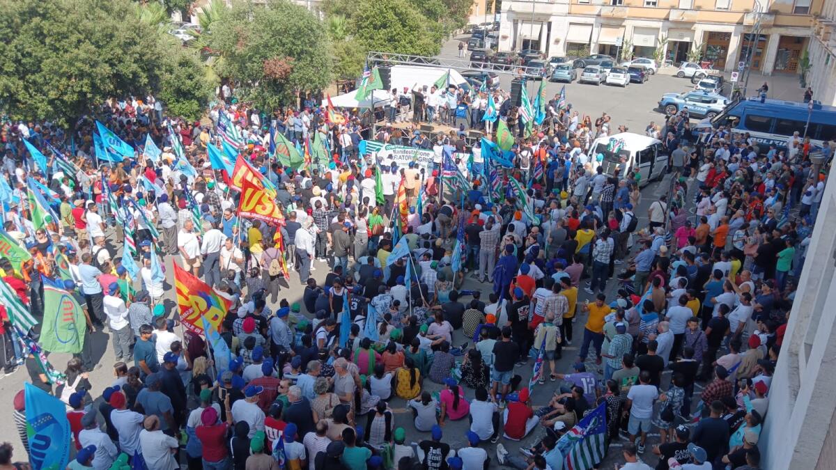Caporalato e lavoro nero, manifestazione di Piazza a Latina in nome di Satnam Singh. FOTO e VIDEO - 
