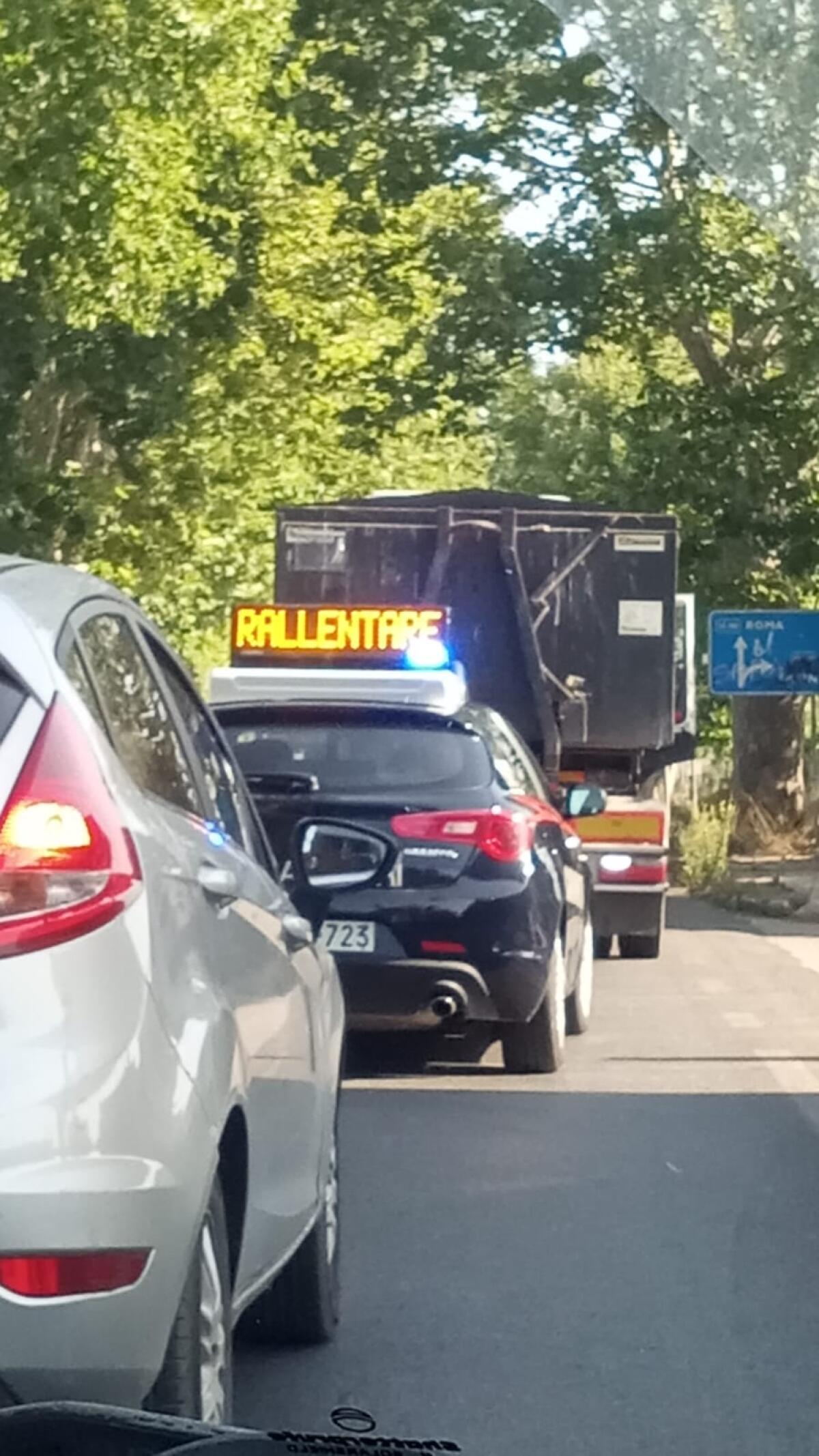 Aprilia - Viabilità, Nettunense bloccata per un camion fermo - 