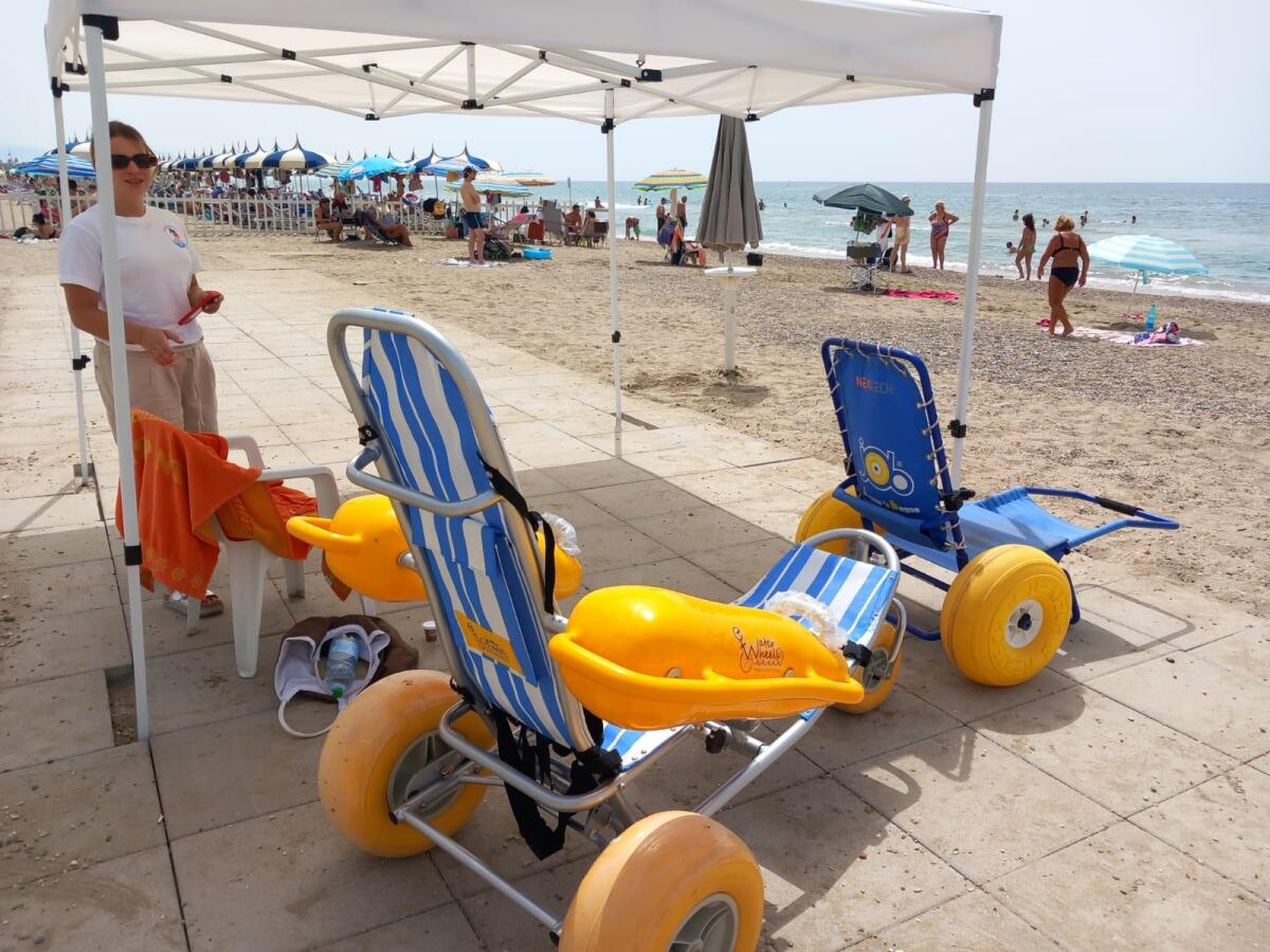 Terracina - Quattro arenili attrezzati per disabili - 