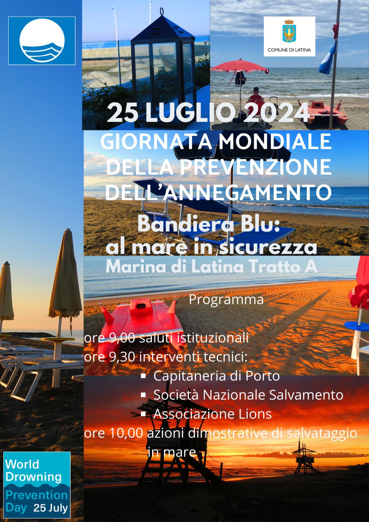 "Bandiera blu: al mare in sicurezza", il programma di Latina per il 25 luglio - 