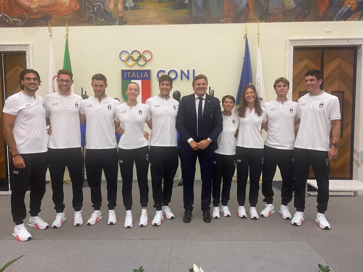 Gli atleti del Centro Remiero di Sabaudia ai Giochi Olimpici di Parigi. - 