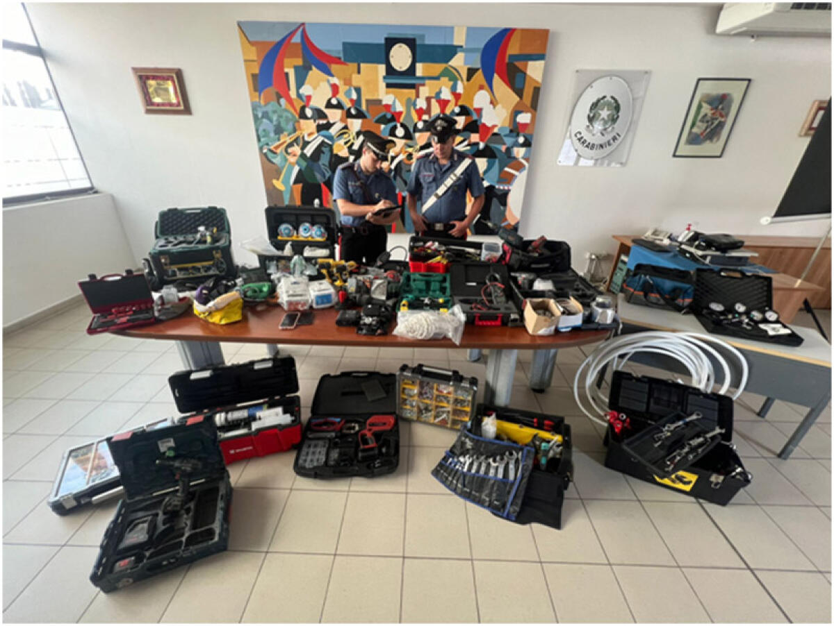 Vendeva online materiale edile ed elettrico rubato, 25enne di Aprilia denunciato - 