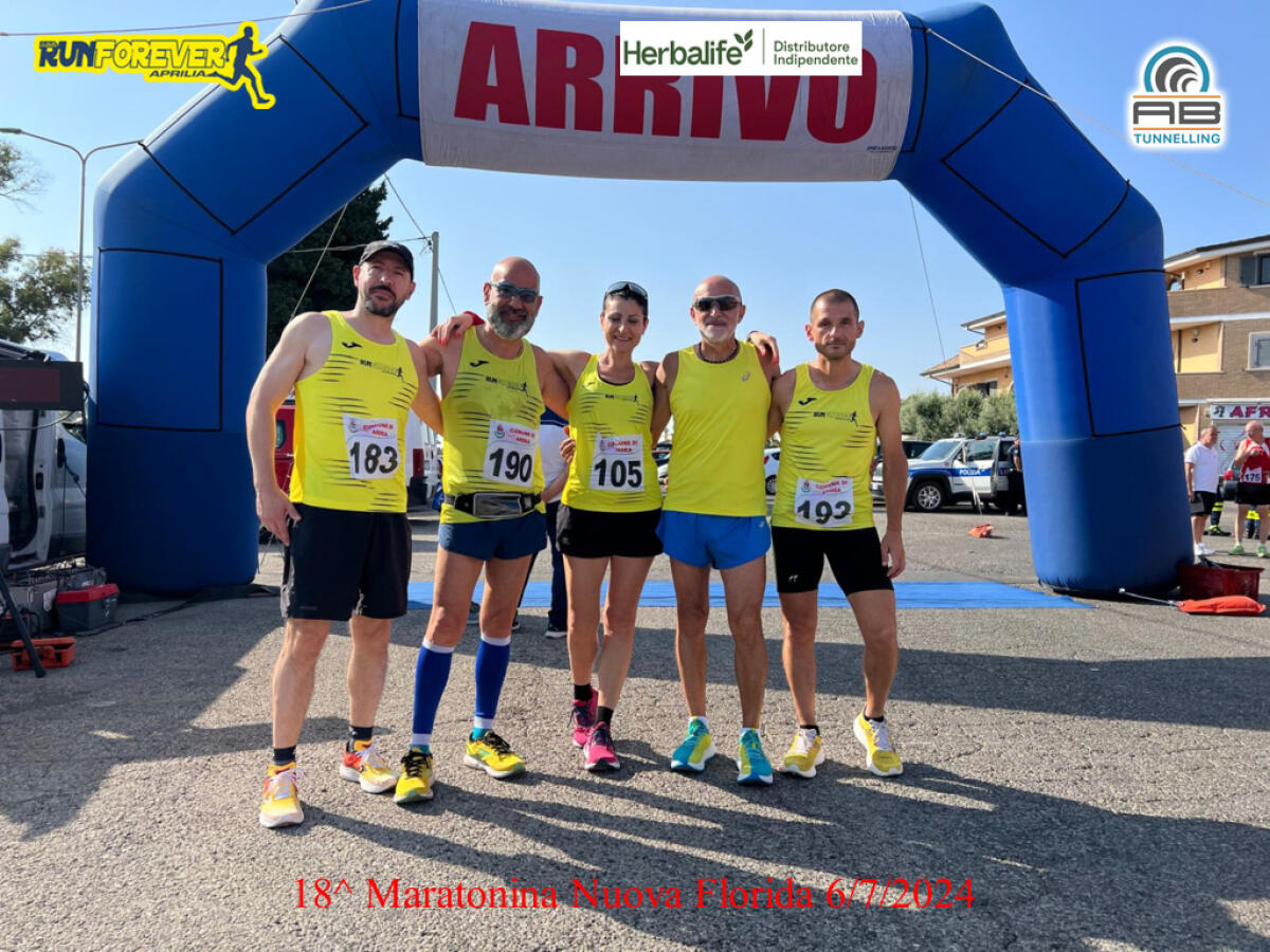 Runforever Aprilia: successo alla Jennesina e alla Maratonina della Nuova Florida - 