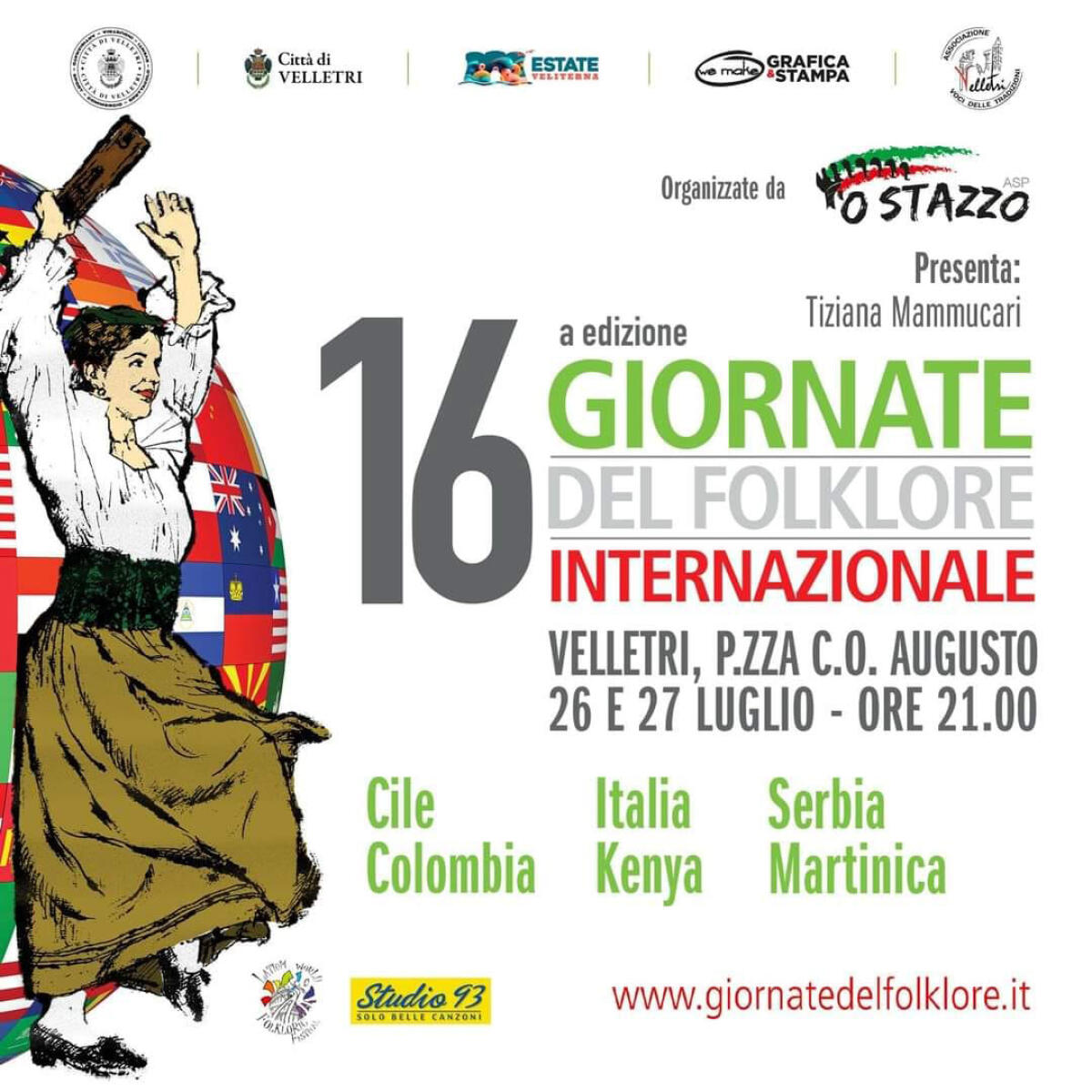 A Velletri si chiude stasera la 16esima edizione delle "Giornate del Folklore Internazionale" - 