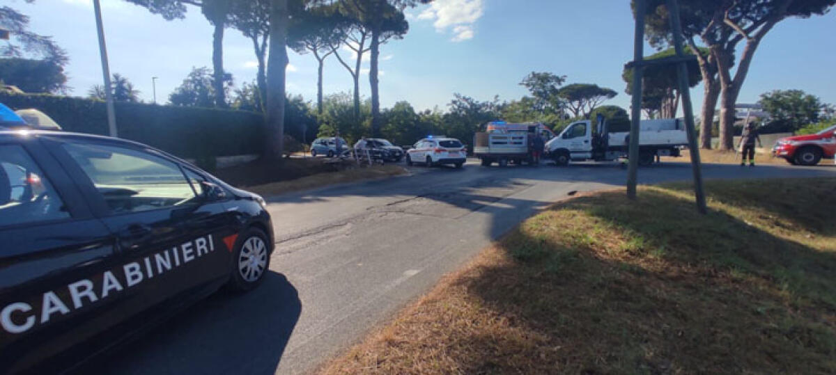 Incidente semi-frontale sulla mediana Vecchia a San Felice Circeo. - 