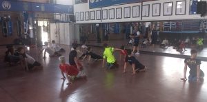 Sessione di allenamento della Nazionale Schoolboy