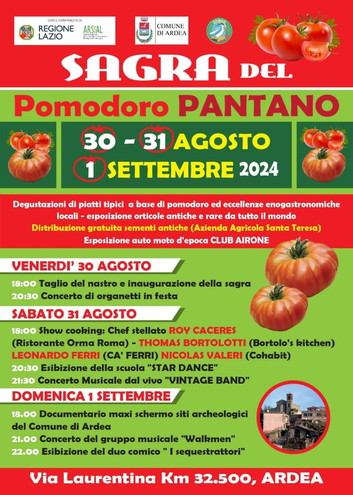 Ad Ardea la prima Sagra del Pomodoro Pantano - 