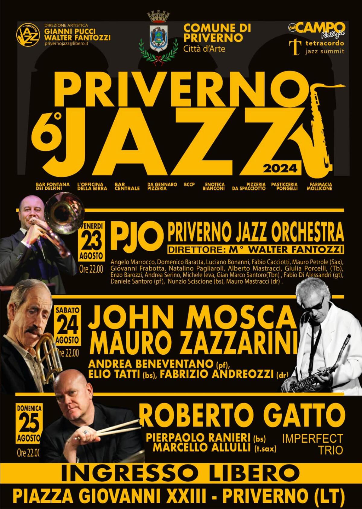 Priverno Jazz 2024: questo weekend tre serate di grande musica. - 