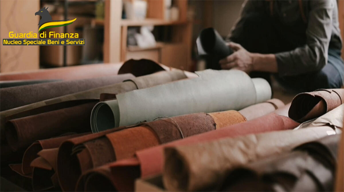 Falsa “vera pelle” e “cuoio”. La Guardia di Finanza sequestra oltre 37mila prodotti e chiude un opificio. VIDEO - 