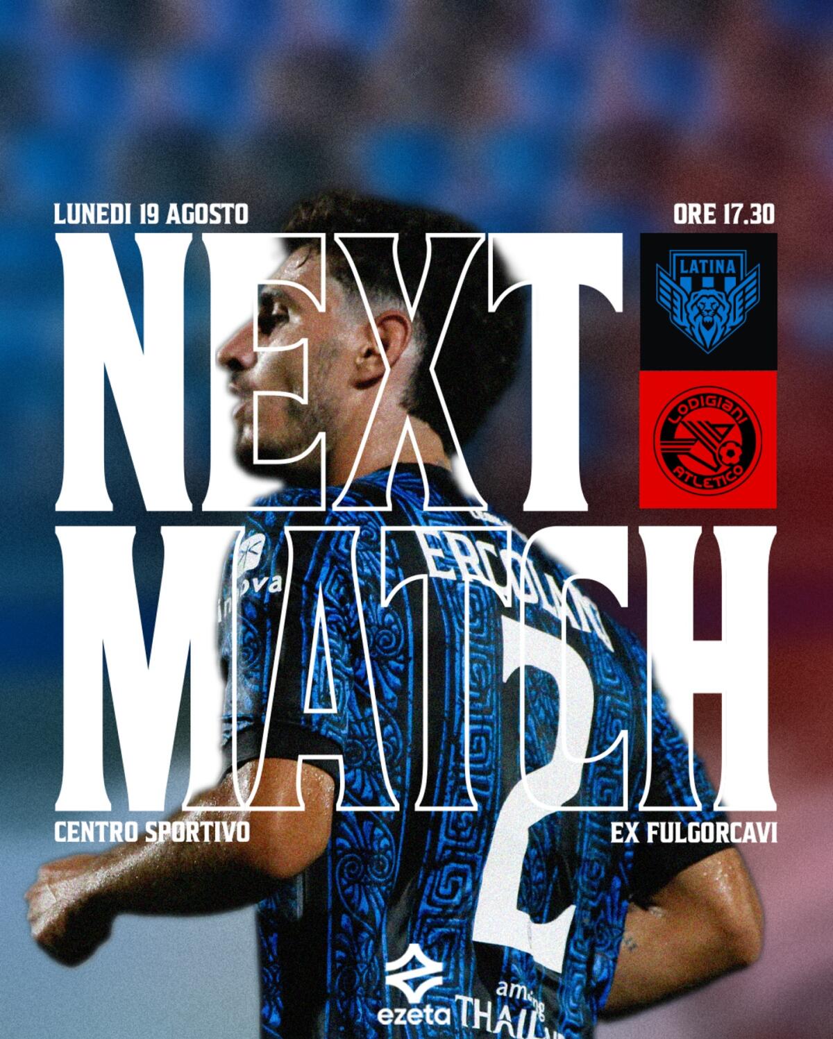 Calcio di serie C: questo lunedì alla “Ex Fulgorcavi” l’amichevole tra il Latina e l’Atletico Lodigiani. - 