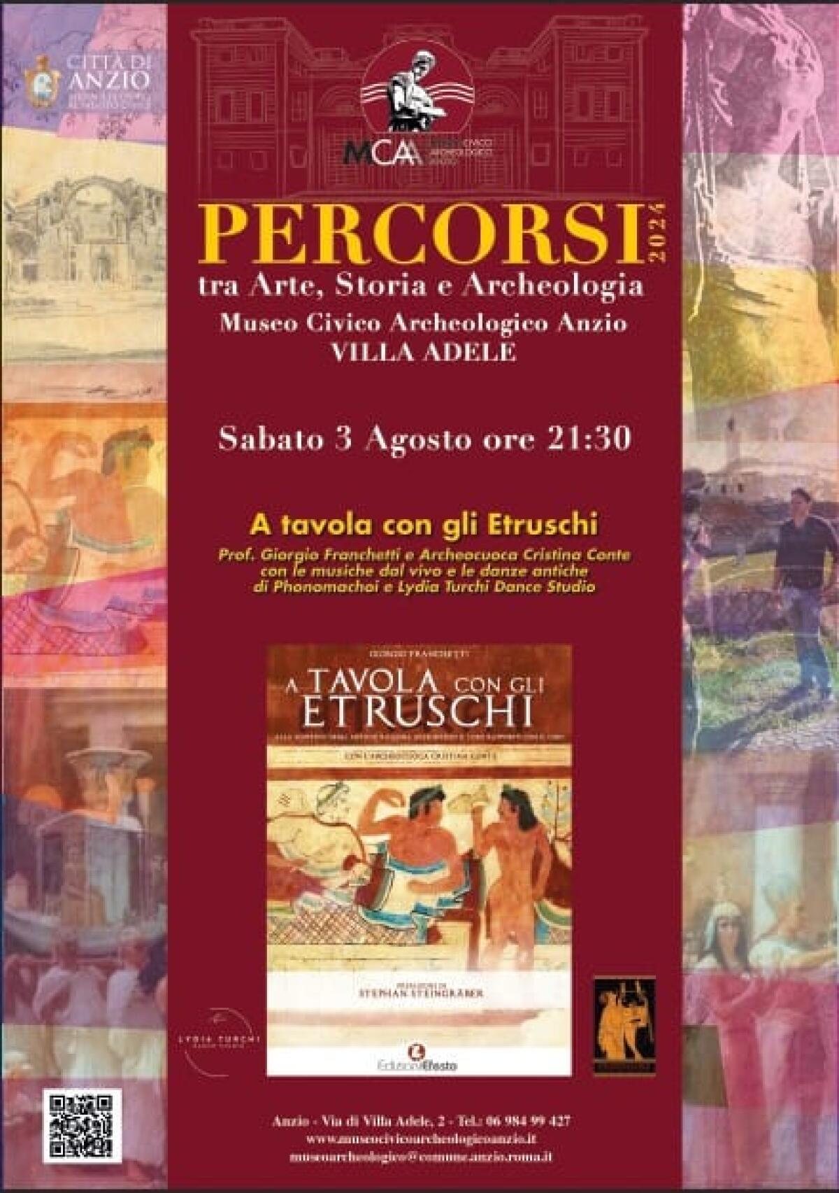 “A Tavola con gli Etruschi”: ad Anzio un incontro con l’archeologo e divulgatore storico Giorgio Franchetti. - 