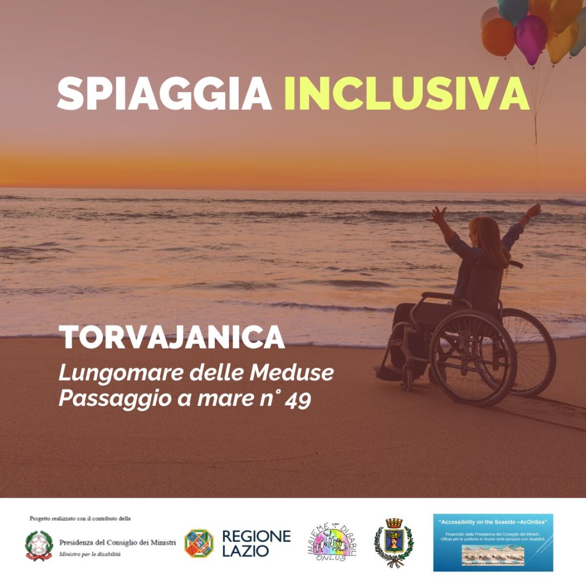 Sul Lungomare delle Meduse, a Torvaianica, aperta la prima spiaggia libera “inclusiva”. - 