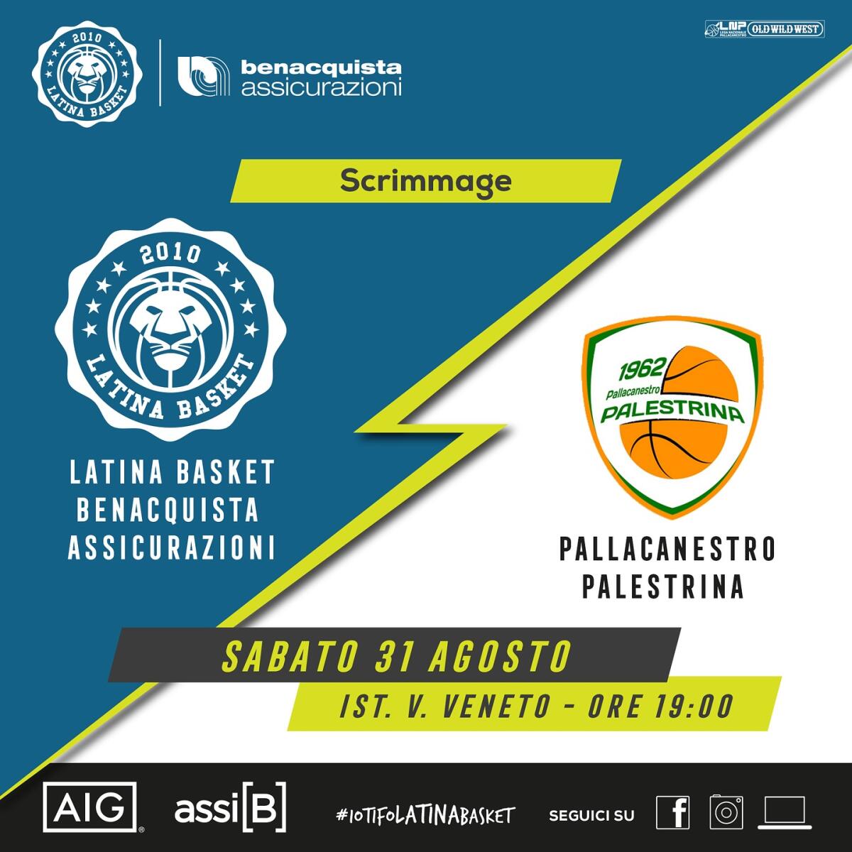 Basket serie B Nazionale: stasera l’amichevole tra il Latina e la Pallacanestro Palestrina. - 