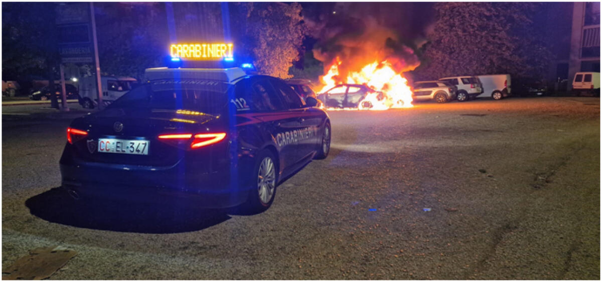 Auto in fiamme a Latina, in Q5: forse cause accidentali - 