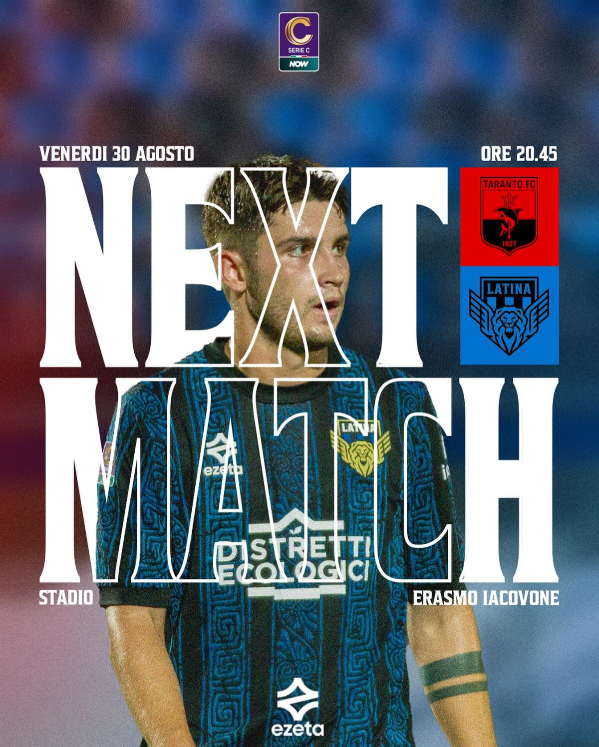 Calcio di Lega Pro: questo venerdì sera la seconda di campionato. Taranto-Latina si gioca a porte chiuse. - 